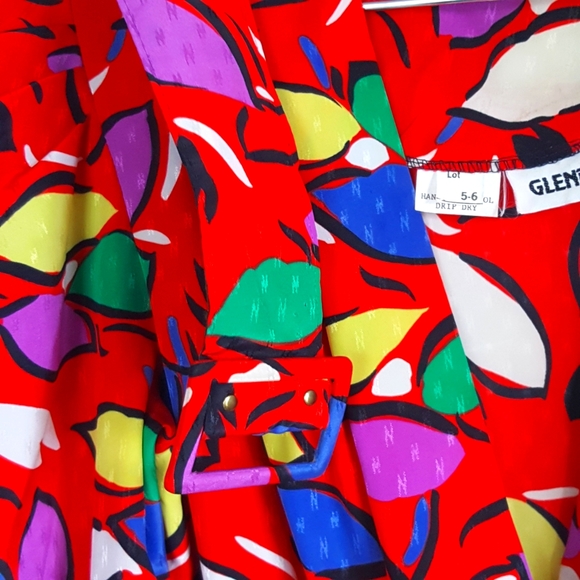 Vintage 1980's GLENROB Cocktail Dress - Picture 5 of 7